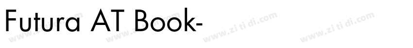 Futura AT Book字体转换